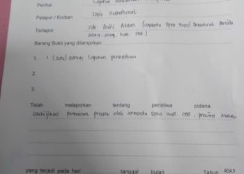 Diduga Terlibat Proyek Bermasalah, Anggota DPRD SBB Andi Akbar Dilaporkan ke Polda Maluku