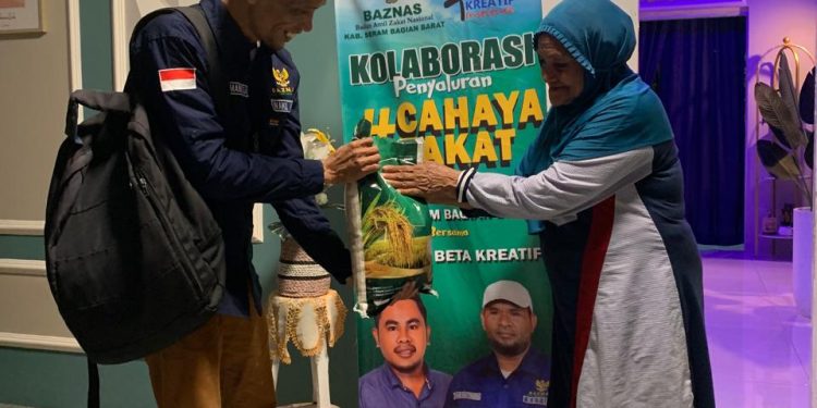 Roemah Beta Kreatif dan Rumah Inspirasi Apresiasi Perjuangan Baznas SBB Salurkan Cahaya Zakat