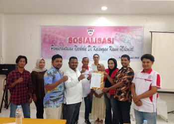 Untung Fiki Rumau Resmi Nahkodai LIRA Seram Bagian Timur