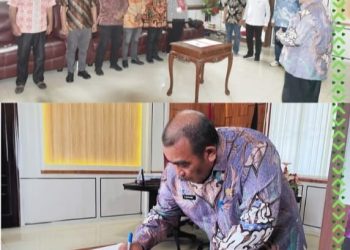 Sejumlah Pejabat Pemkab Buru Terima SK Plt. 