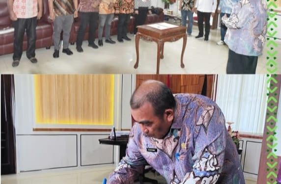 Sejumlah Pejabat Pemkab Buru Terima SK Plt. 