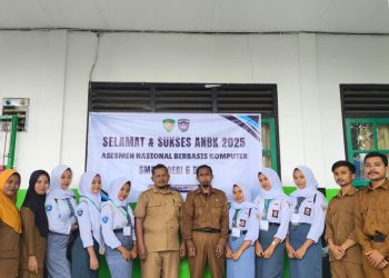 Sucipto, Ajak 45 Siswa Kelas XI Fokus Di Kegiatan ANBK. 