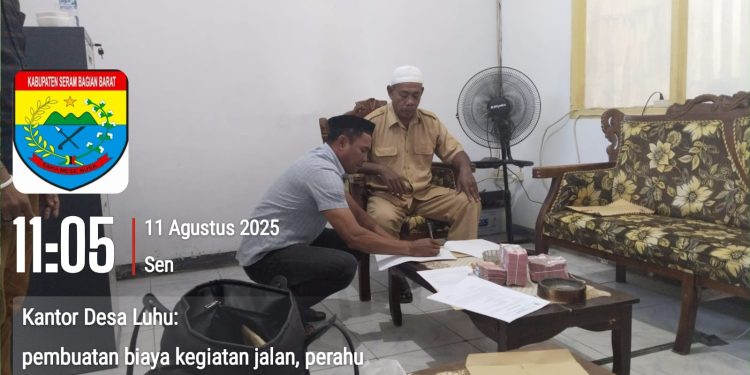 Pemerintah Negeri Luhu Mulai Realisasikan Anggaran Dana Desa Tahap I Tahun 2025