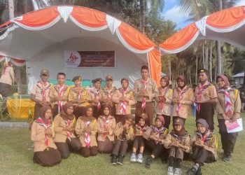 Jelang HUT Ke 64 Pramuka. Sebanyak 26 Peserta SMKN 5 Buru Siap Mensukseskan