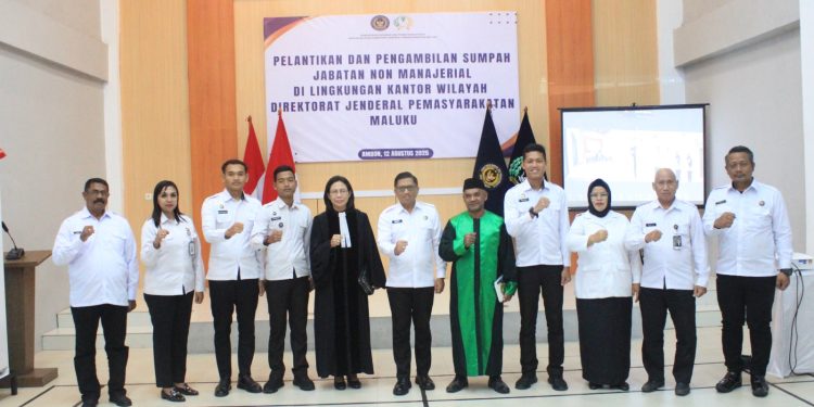 Resmi Di Lantik, Simanjuntak Sah !! Jadi JF PKP Lapas Namlea 