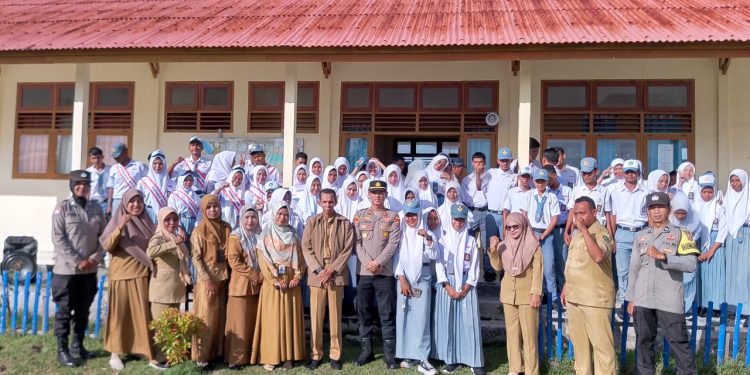 Program PMS, Kapolsek Tekankan Bahaya Narkoba, Miras, Bullying, Tindakan Asusila Ancam Masa Depan Pelajar
