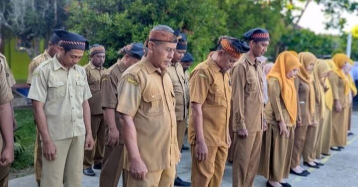 Giat Senin Pagi, Upacara Bendera Di SMA Negeri 3 Buru