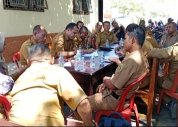 Jelang Hari Jadi Kab. Buru Ke 26 Tahun, Kacabdin Gelar Rapat Bersama Para Kepsek