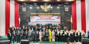 Jelang Puncak Hari Jadi Kab.Buru Ke 26 Tahun, Kacabdin Rahman Ali, Hadiri Sidang Istimewa DPRD