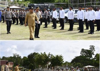 Apel Gelar Pasukan Operasi Ketupat 2026 Digelar di Tiakur