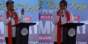 Bupati Asri dan Ketua TP PKK Hadiri Pelantikan Organisasi Pemuda di Buano Utara
