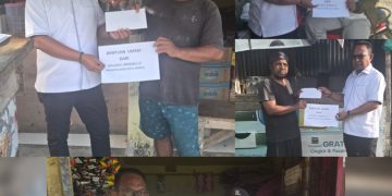 William Mairuhu Beri Bantuan UMKM untuk Pengurus DPC Teluk Ambon Sambut Idul Fitri