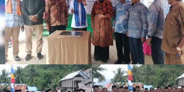 Raja Luhu dan Camat Huamual Dampingi Bupati SBB Resmikan Masjid Megah di Batu Lubang