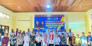 Bupati Ricky Jauwerissa Hadiri Pelantikan Pengurus PWI Kepulauan Tanimbar Periode 2026–2029