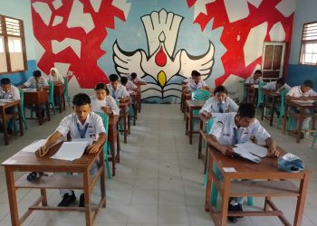 Pelaksanaan Ujian Sekolah Siswa Kelas Xll SMA Tarbiyyah Berjalan Lancar
