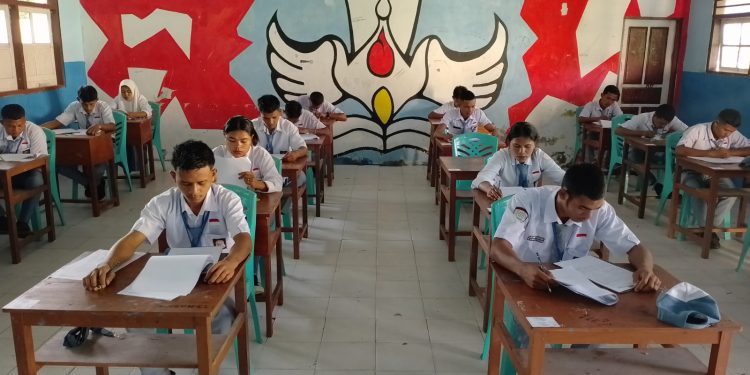 Pelaksanaan Ujian Sekolah Siswa Kelas Xll SMA Tarbiyyah Berjalan Lancar