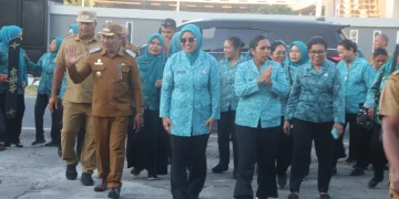 SBB Raih Juara I PKK Tingkat Maluku, Ketua TP PKK SBB dan Rombongan Disambut Antusias
