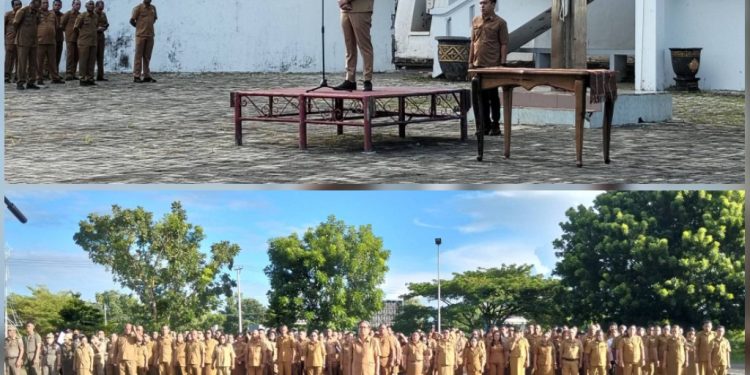 Bupati Ricky Jauwerissa Pimpin Apel ASN, Tekankan Integritas dan Pelayanan Publik