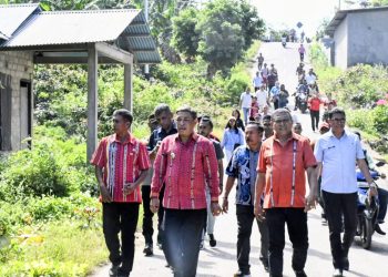 Enam Koperasi Merah Putih Dibangun di Kisar Selatan, Bupati MBD Tinjau Langsung Lokasi Pembangunan