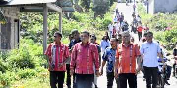 Enam Koperasi Merah Putih Dibangun di Kisar Selatan, Bupati MBD Tinjau Langsung Lokasi Pembangunan