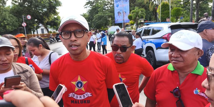 Aksi Jalan Santai Meriahkan May Day 2026 di Ambon, SOKSI Maluku – KSBSI Tegaskan Solidaritas Pekerja