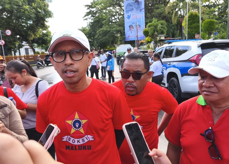Aksi Jalan Santai Meriahkan May Day 2026 di Ambon, SOKSI Maluku – KSBSI Tegaskan Solidaritas Pekerja