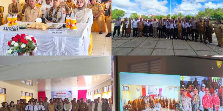 Hadirkan Inovasi Pendidikan, Polres Malra Resmi Luncurkan Program “Polisi Mengajar”