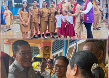 Bupati Ricky–Wabup Juliana dan Ketua DPRD Blusukan ke Ritabel, Tinjau Jalan Rusak dan Sekolah