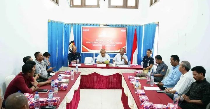KPU Tanimbar Perkuat Validitas Data Parpol, Gelar Sosialisasi Pemutakhiran Sipol 2026
