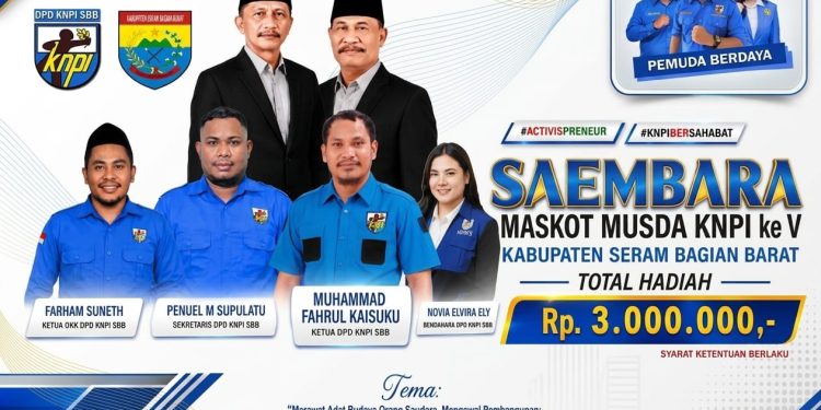 Ada Peserta dari Pulau Jawa, Besok DPD KNPI SBB Umumkan Pemenang Sayembara Maskot Musda 2026