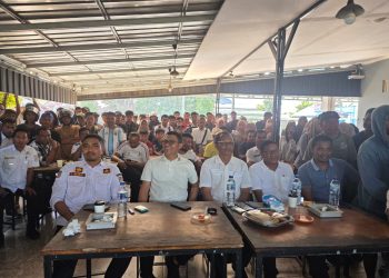 Pemuda Muhammadiyah Buru dan Polres Buru Satukan Kebersamaan Lewat Nobar Timnas Argentina