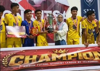 Borong Gelar Juara Futsal Liga Pelajar se-Maluku, SMAN 1 Buru Ukir Prestasi Gemilang