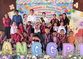 Siswa TK Anggrek Saumlaki Dilepas Bupati Ricky Jauwerissa, PAUD Jadi Pondasi Generasi Emas Tanimbar