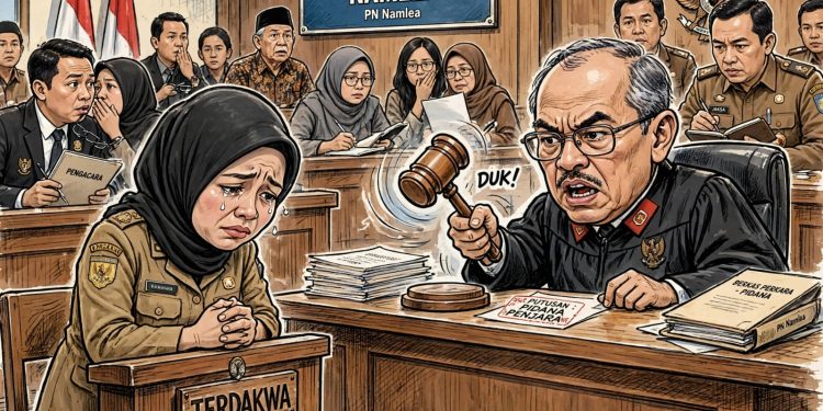 Korban Puas, Hakim PN Namlea Vonis Ibu Ima 1 Tahun Penjara