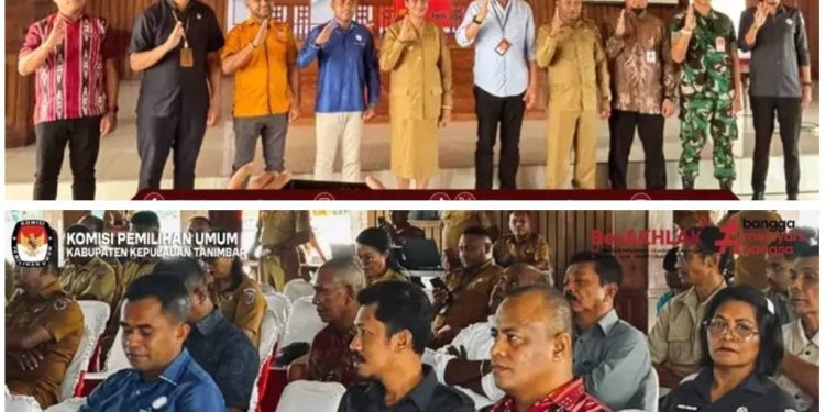 KPU Kepulauan Tanimbar Perkuat Sinergi Pemantauan Politik melalui Pemanfaatan Simpoldagri