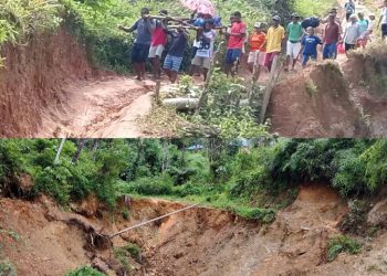 Warga Sakit Dipikul Lewati Jalan Rusak, Potret Ketimpangan Infrastruktur di Inamosol Kembali Jadi Sorotan