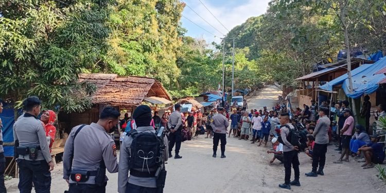 Polisi Gabungan Patroli Tambang Sinabar Huamual, Aktivitas Penambangan Diminta Ditahan