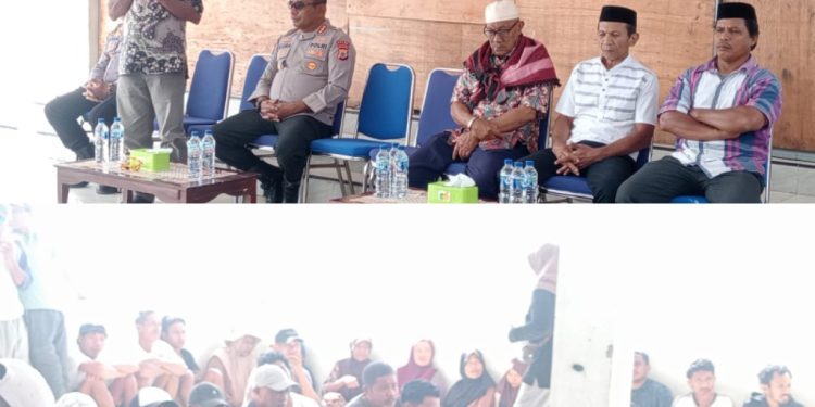 Dir Binmas Temui Warga Luhu, Konflik Tambang Hatu Tembaga Jadi Atensi Polda Maluku