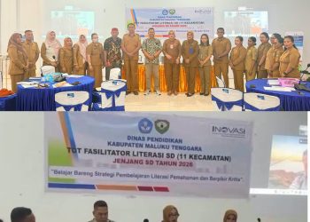 Literasi Kunci Mutu Pendidikan: Kadisdik Malra Resmi Buka Pelatihan Fasilitator Sekolah Dasar