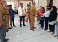 Pelantikan Pemuda Muhammadiyah Kabupaten Buru Berlangsung Meriah, Santuni 300 Paket Sembako