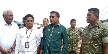 Bodewin Wattimena Dukung Penataan Sungai Wai Tomu, Pangdam Hentikan Sementara Pembangunan Jembatan