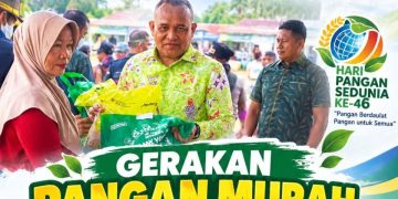 Gerakan Pangan Murah di Buru, Bupati Ikram Umasugi Dorong Stabilitas Harga dan Daya Beli Warga